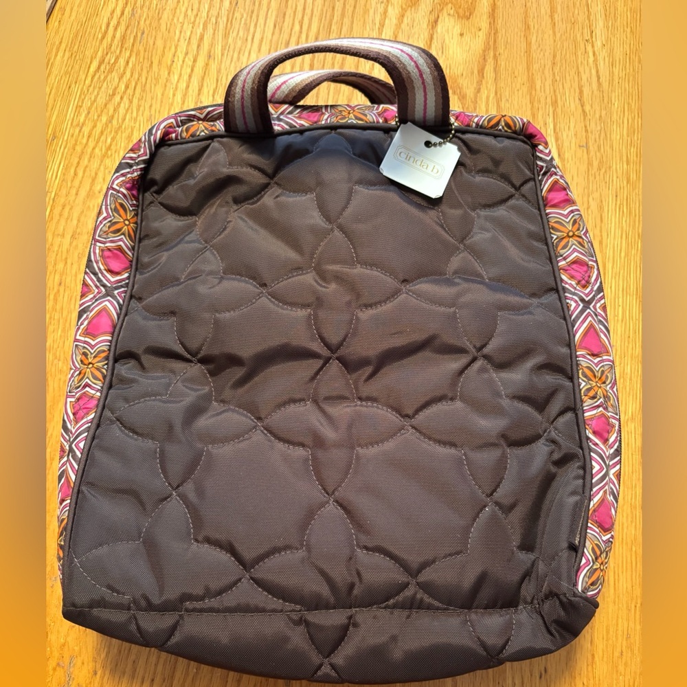 Cinda B Vertical Quilted Cosmetic Bag